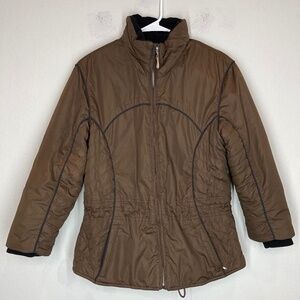 Obermeyer Ski Winter Jacket Women's 6 Petite Kate Brown Insulated Comformax